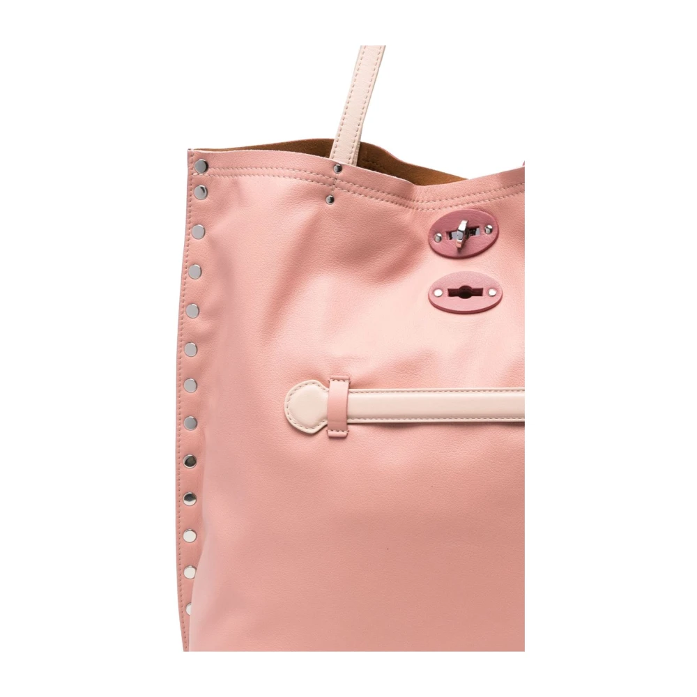 Zanellato Roze Omslag Top Handtas Pink Dames