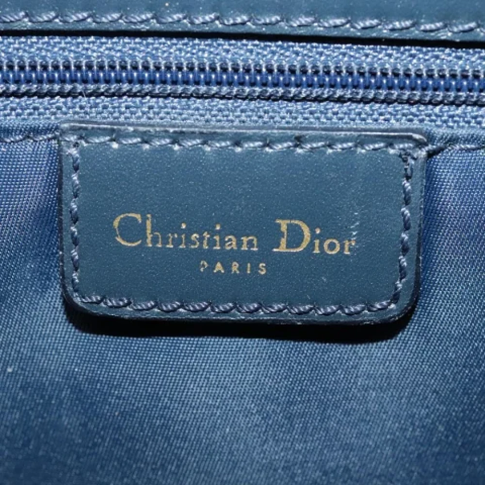 Dior Vintage Pre-owned Canvas dior-bags Blue Dames