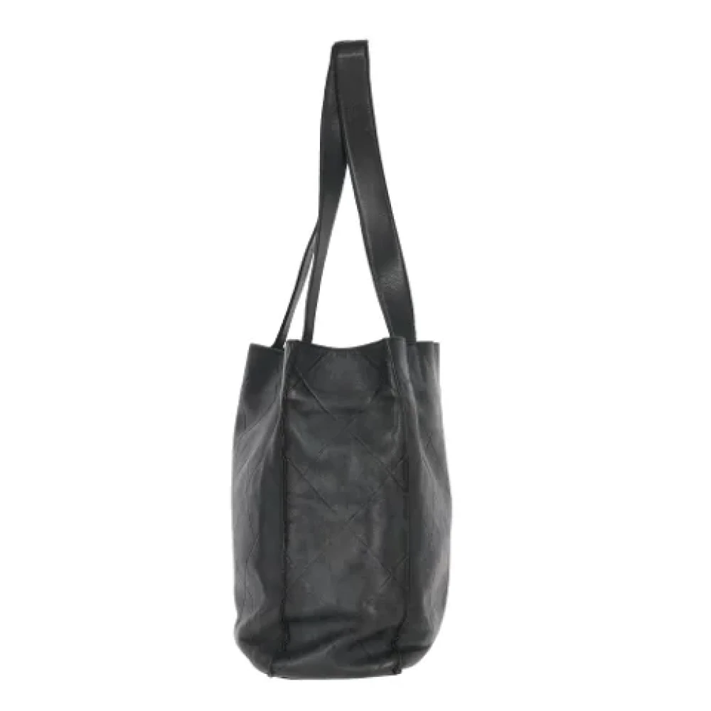 Chanel Vintage Pre-owned Leather chanel-bags Black Dames