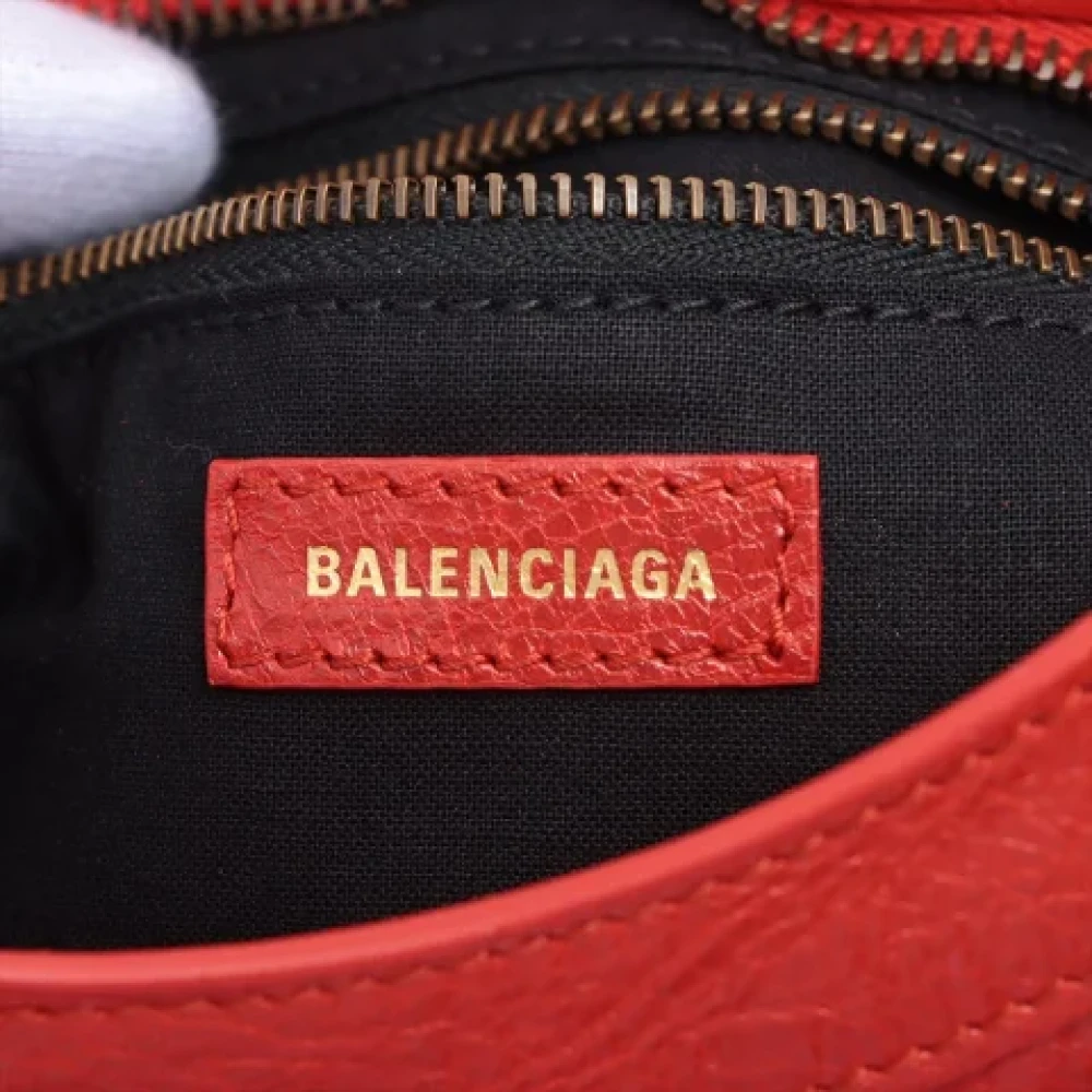 Balenciaga Vintage Pre-owned Leather handbags Red Dames
