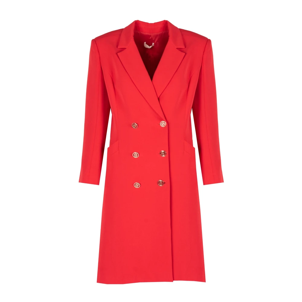 Liu Jo Elegante V-Hals Jurk Red Dames