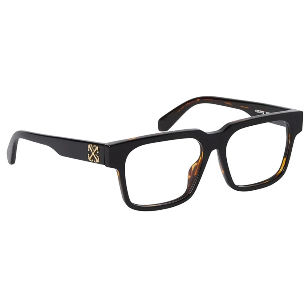 Off White Stijlvolle zwarte bril Black Unisex