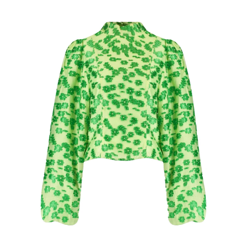 Harper & Yve Lange mouw blouse Floor-stijl Green Dames