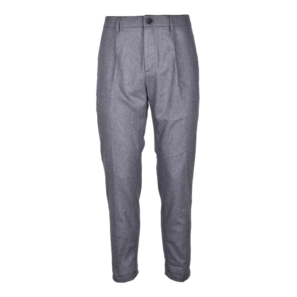 Department Five Elegant Ullblandning Cashmere Byxor Gray, Herr