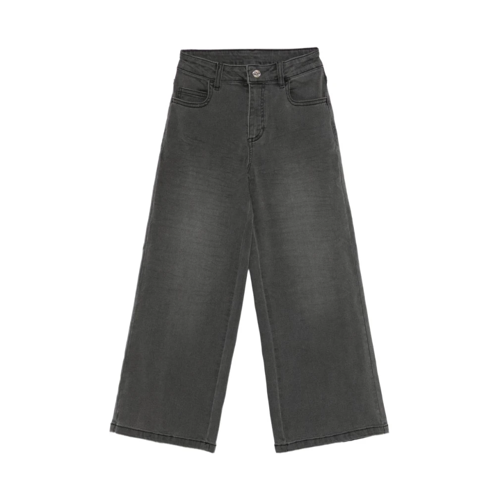 Twinset Unisex Kids Black Jeans, 14 Y, Jeans