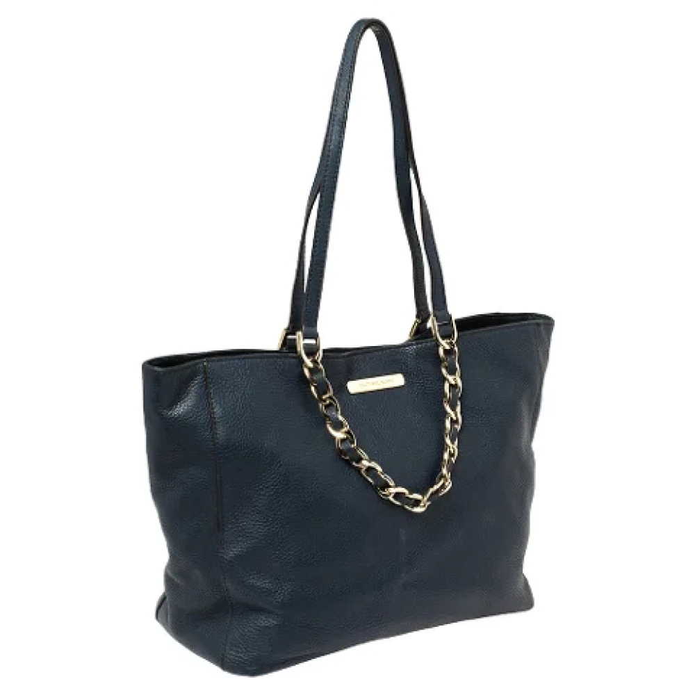 Michael Kors Pre-owned Leather totes Blue Dames