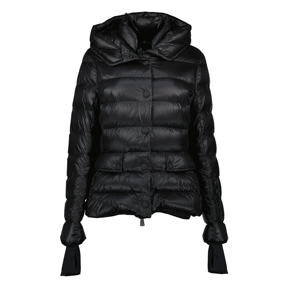 Moncler Women's Black Winter Jackets, L, Armoniques Down Jacket