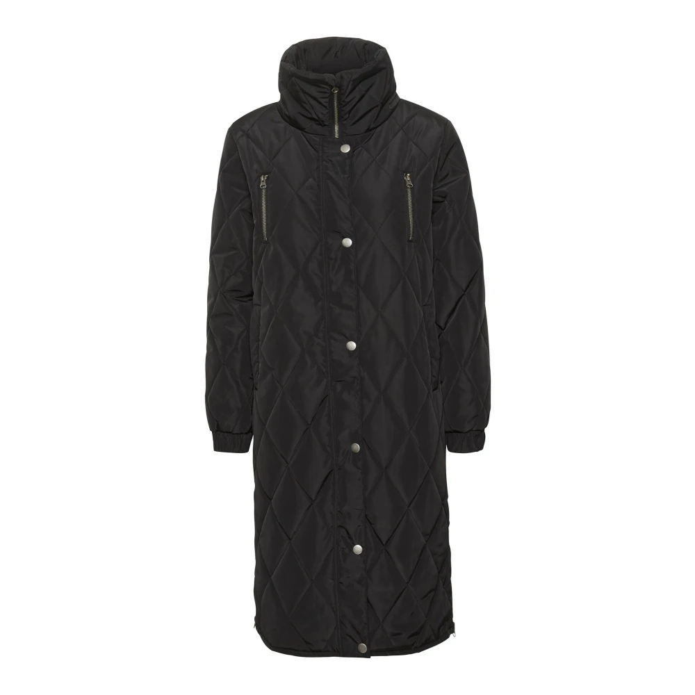 Kaffe Women's Black Kalindsay Quilt Jacket - Parkas - 3XL - Coats
