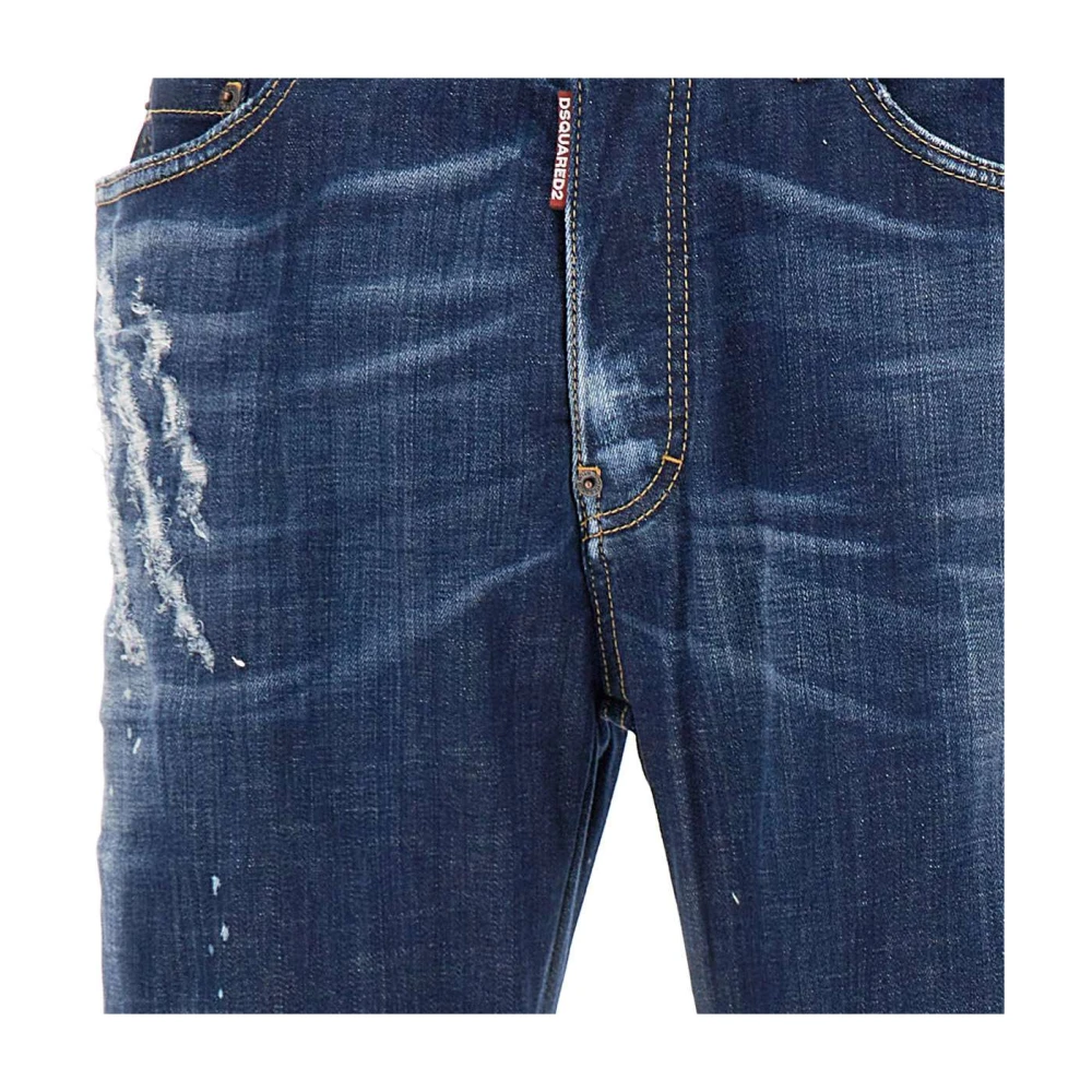 Dsquared2 Stijlvolle Jeans voor Mannen Blue Heren