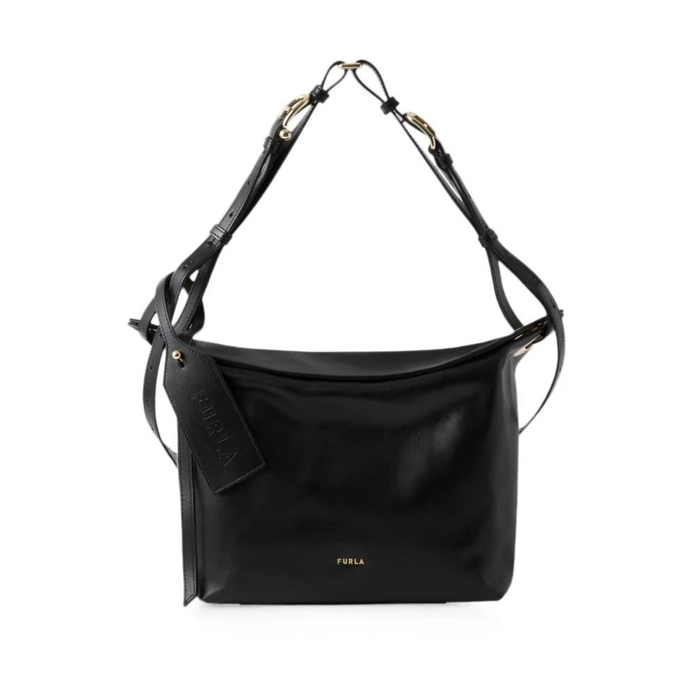 Furla Black Shoulder Bags, Female, One Size, Ginevra M Shoulder Bag
