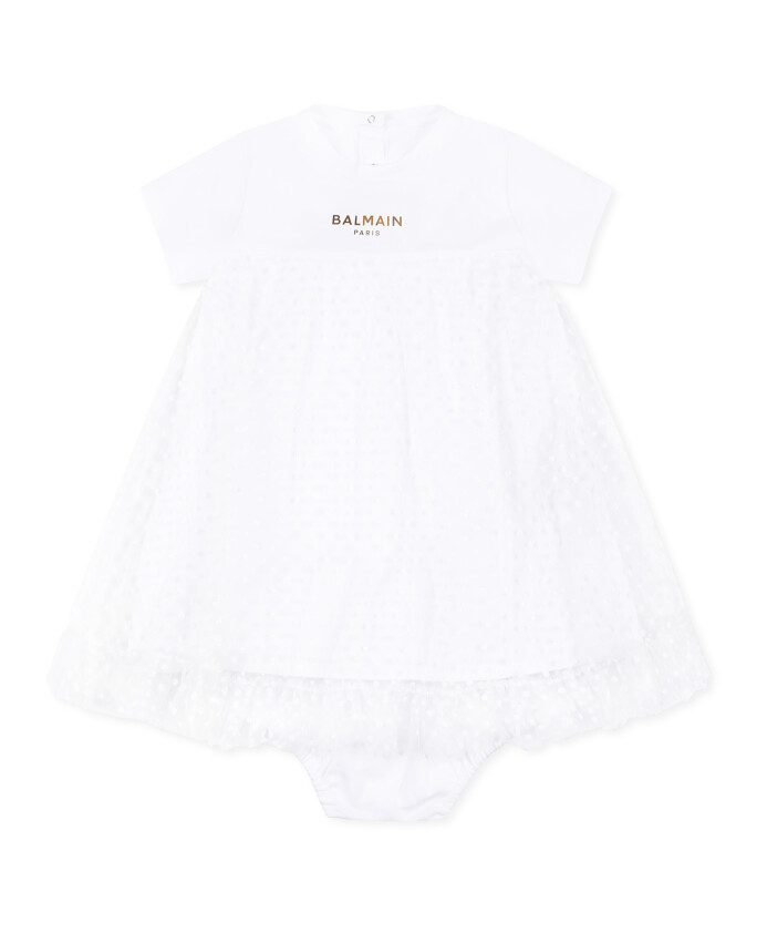 white-cotton-elegant-dress-with-gold-logo