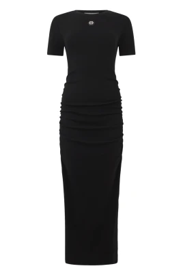 Open Back Maxi T-Shirt Dress
