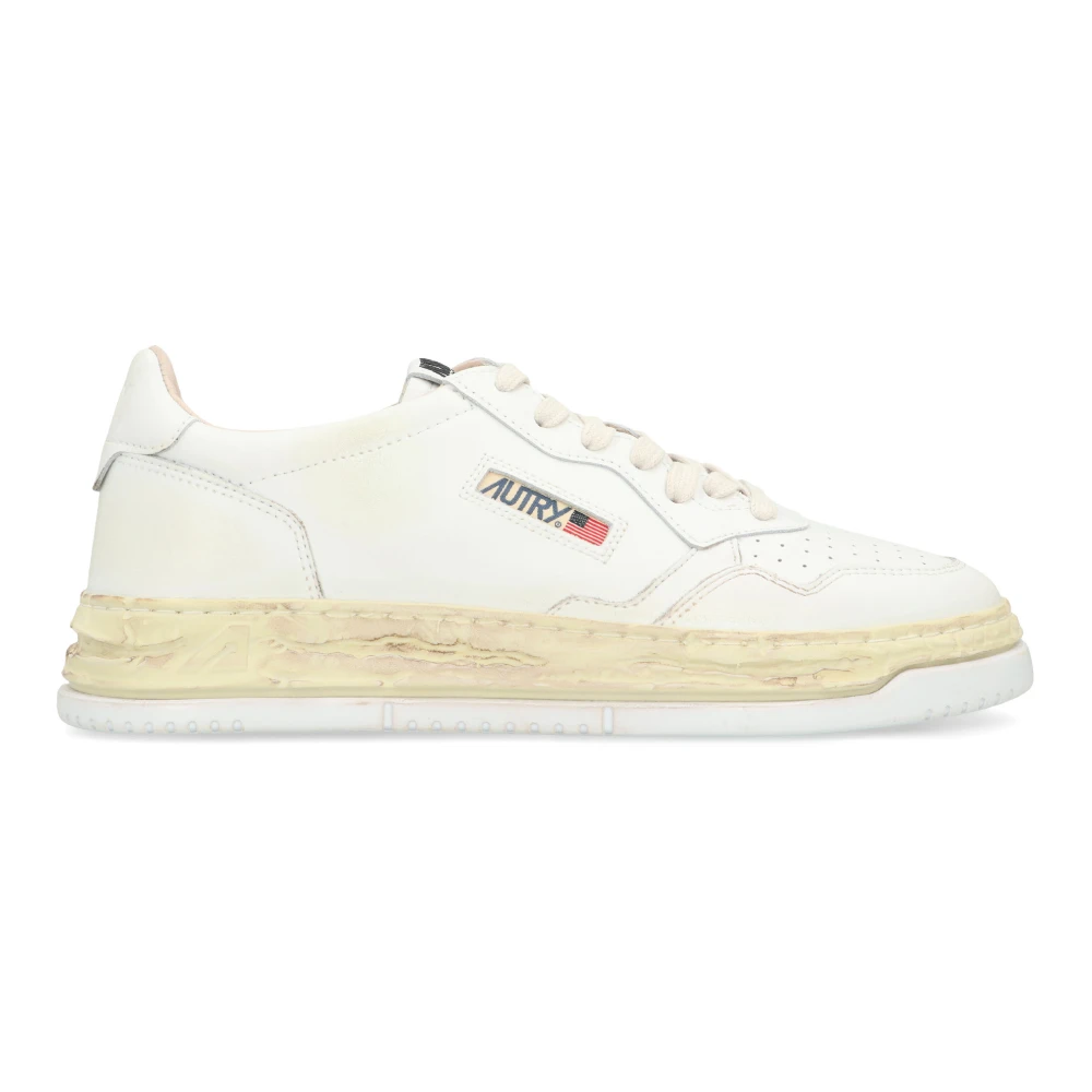 Autry Medalist Low Supervintage Heren Schoenen Wit