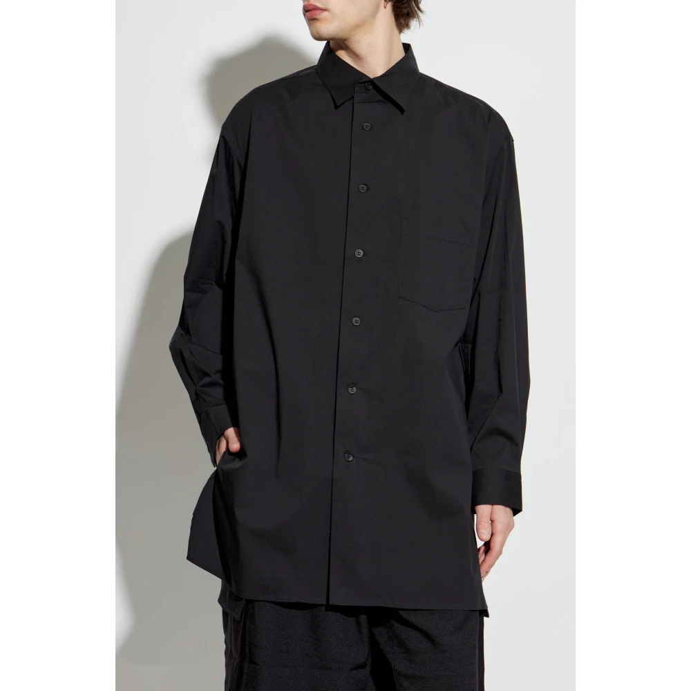 Y-3 Shirt met achterprint Black Heren