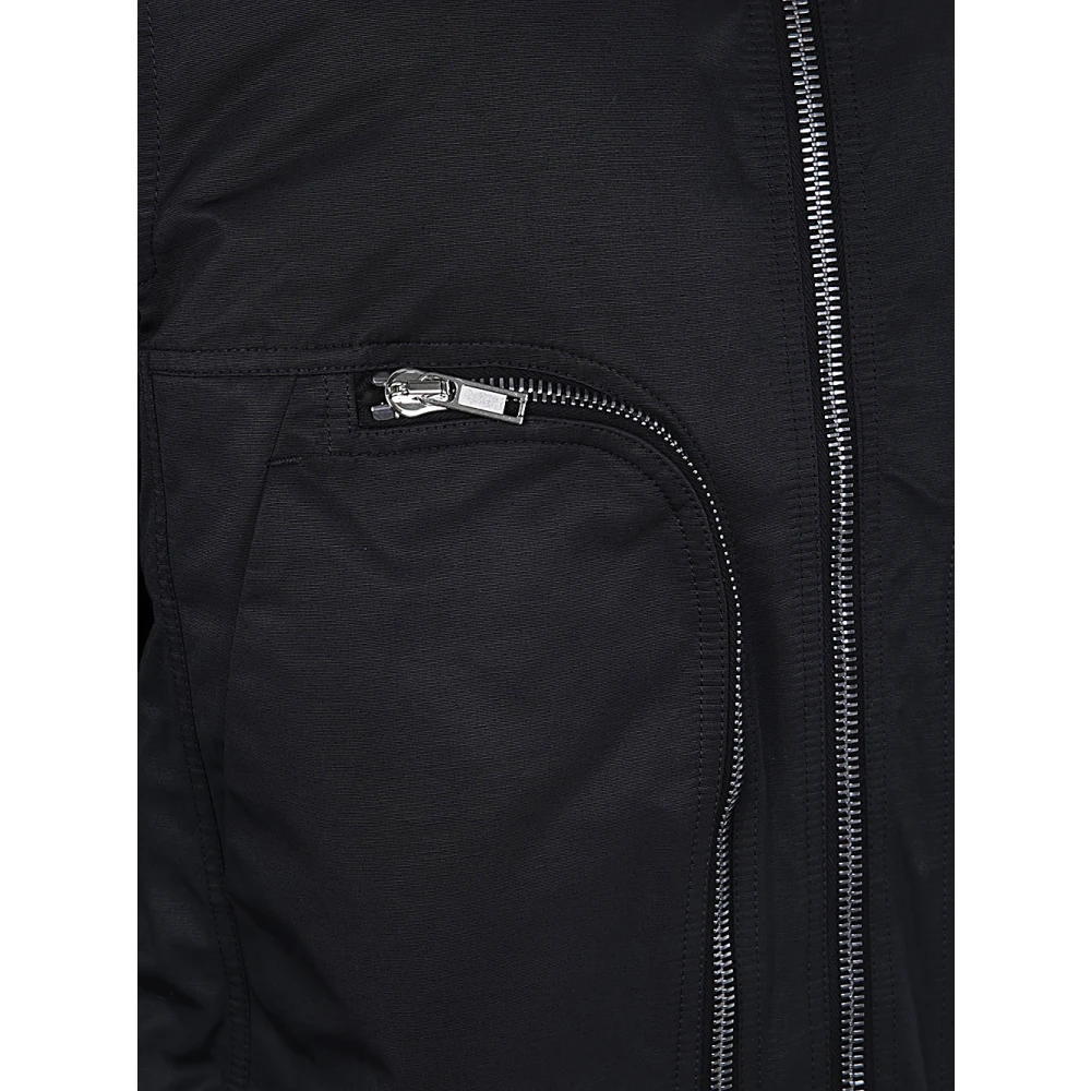 Rick Owens Bauhaus Flight Bomberjack Black Heren