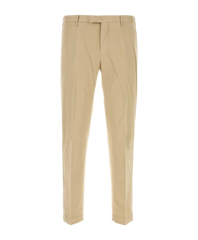 pantalon-en-coton-extensible-beige