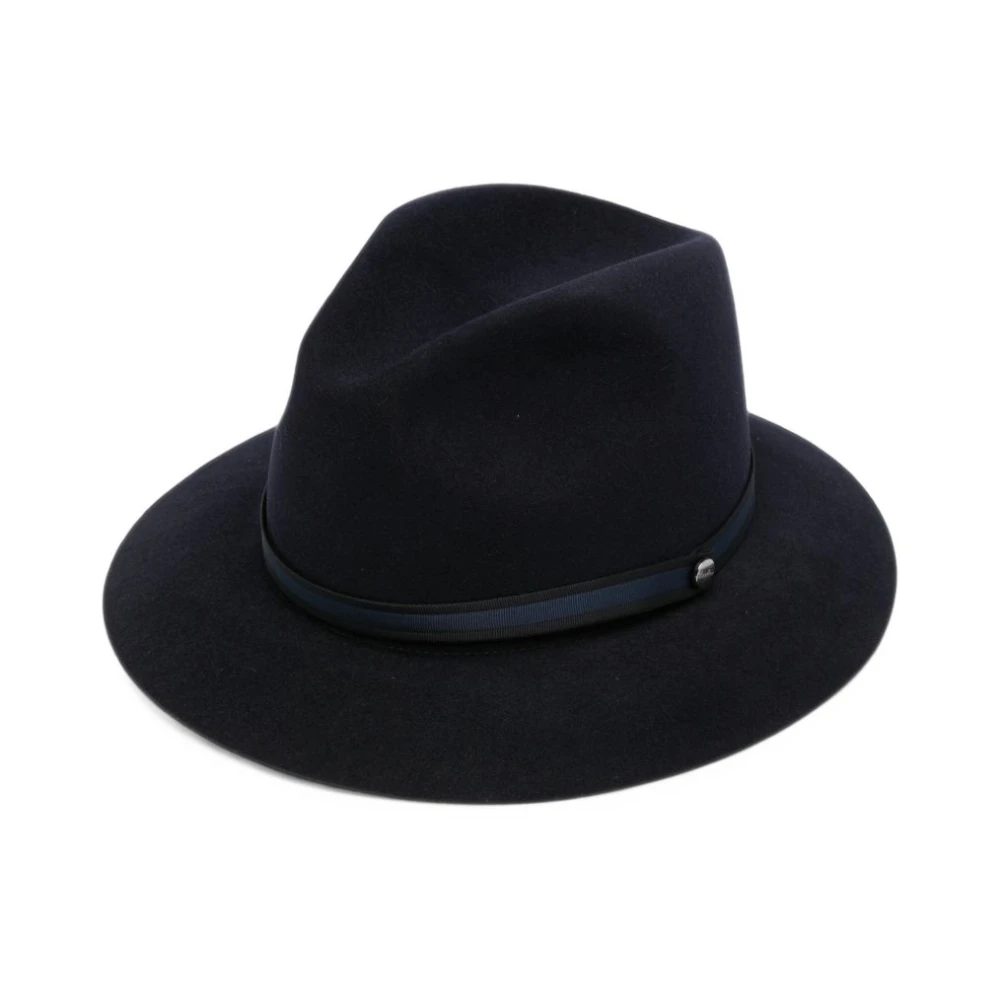Borsalino Uomo Blu Accessori, 59 Cm, New,