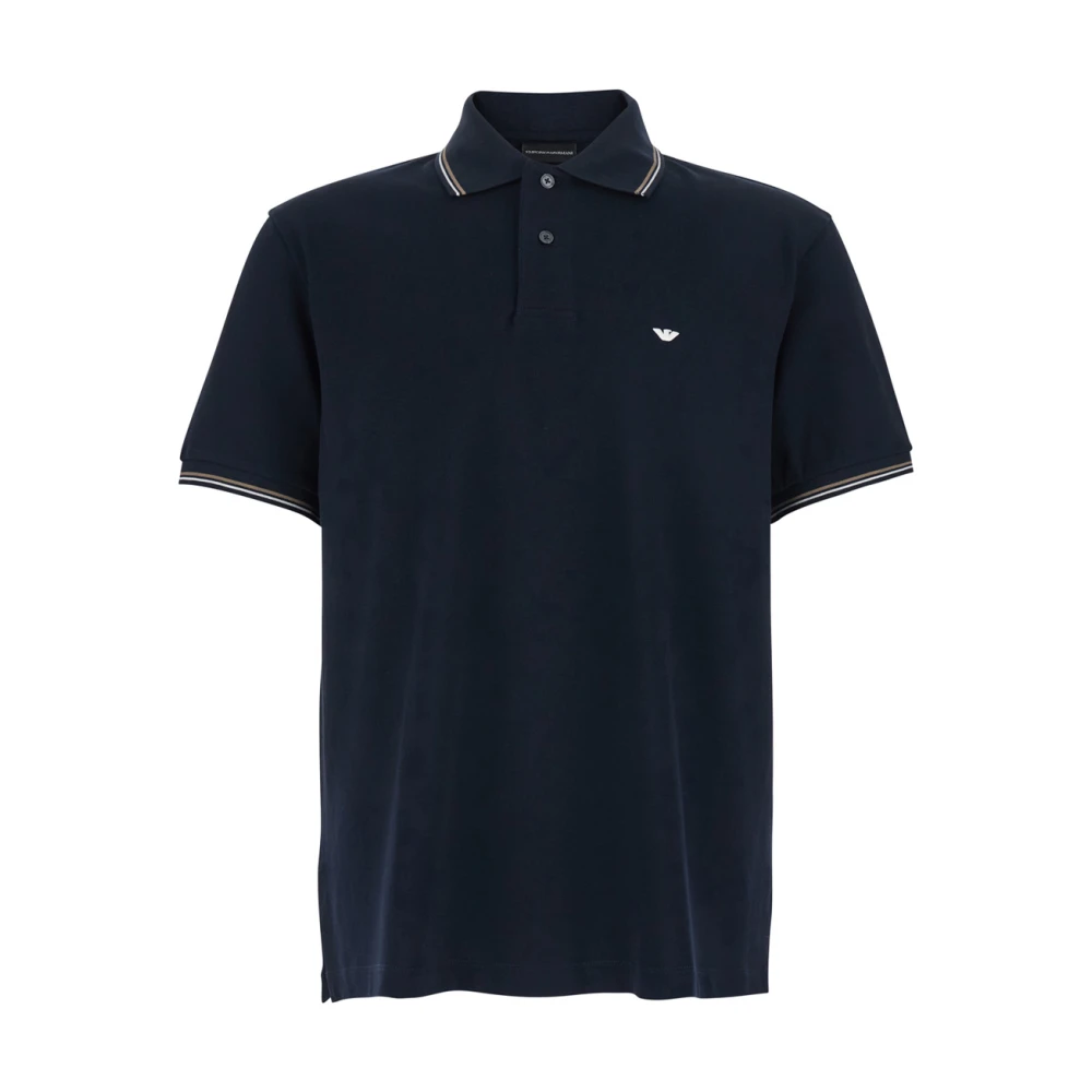 Emporio Armani Herren Blau Oberteile, Mgröße: