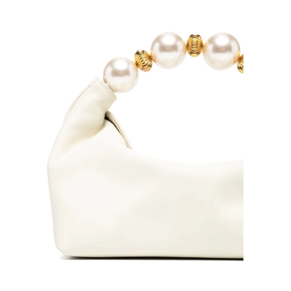 Vanina Stijlvol Off-White Magnetische Sluiting Tas White Dames