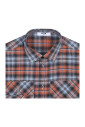 check-print-cotton-shirt-multicolour