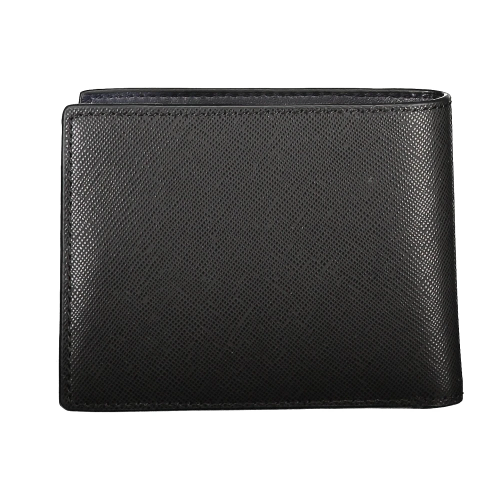 Tommy Hilfiger Heren Portemonnee Zwart Contrast Details Logo Black Heren