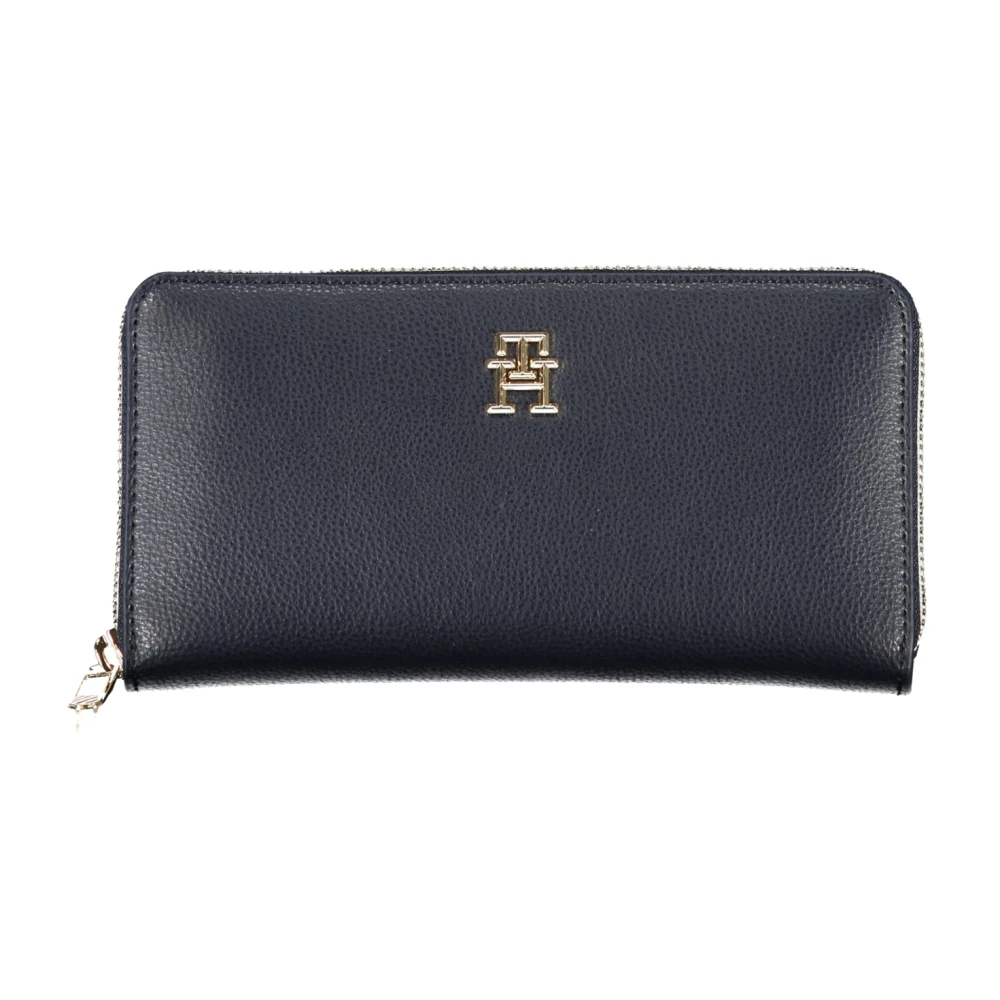 Tommy Hilfiger Blauwe Damesportemonnee met Rits Blue Dames