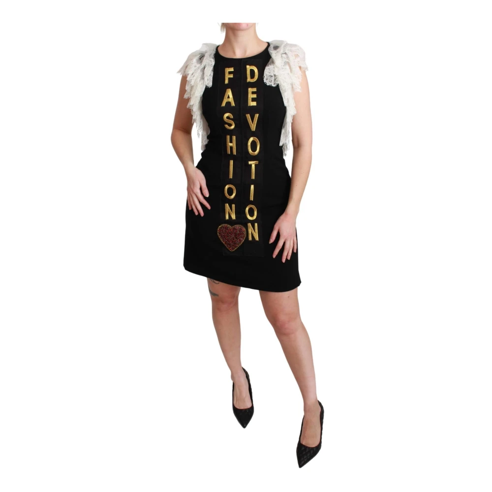 Dolce & Gabbana Women's Black Elegant Fashion Sheath Dress