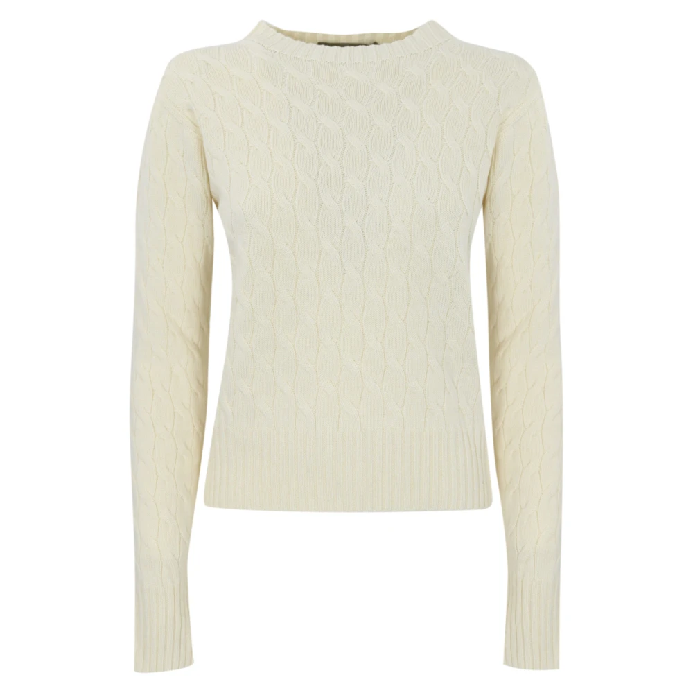 D.Exterior Gevlochten Dames Trui Beige Dames