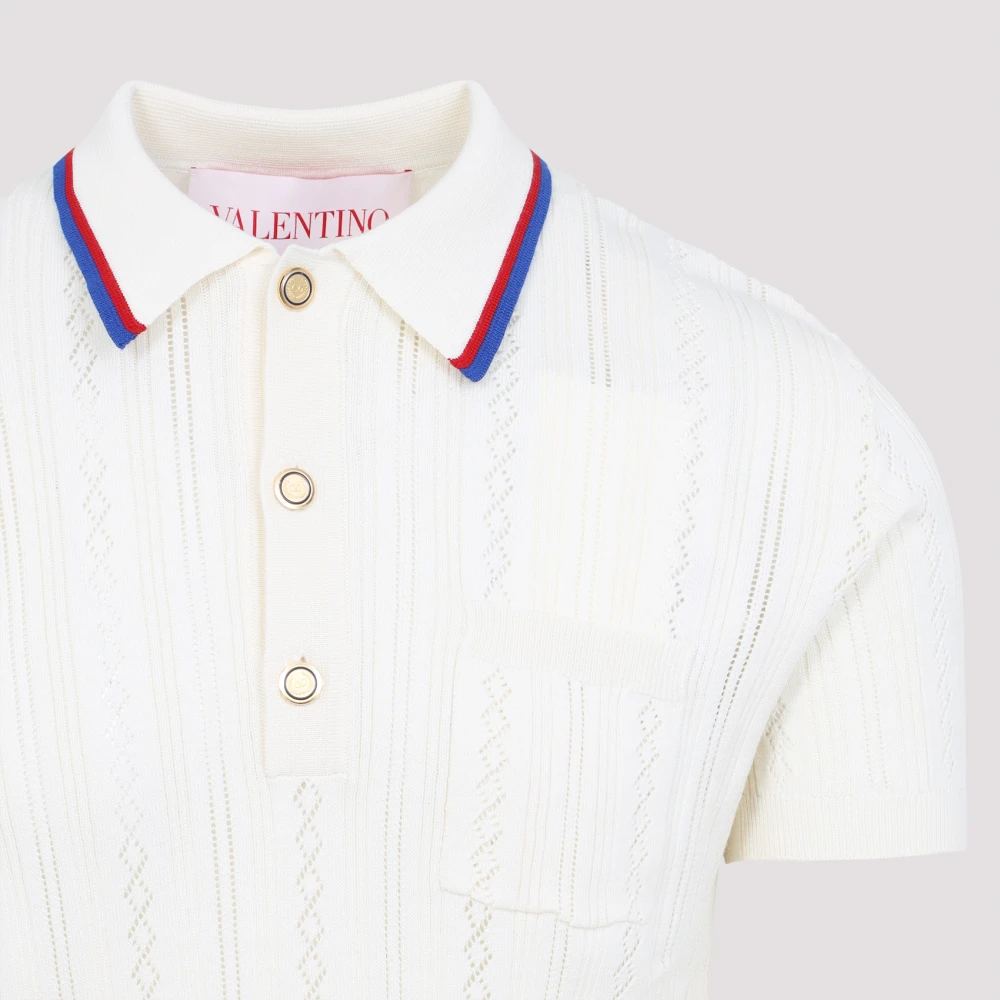 Valentino Wit T-shirt voor mannen White Heren