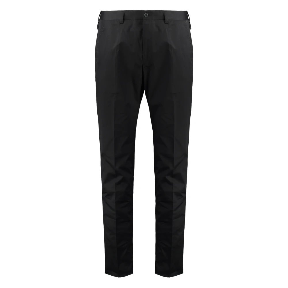 Dolce & Gabbana Women's Black Slim-Fit Trousers, Xl, Cotton Trousers