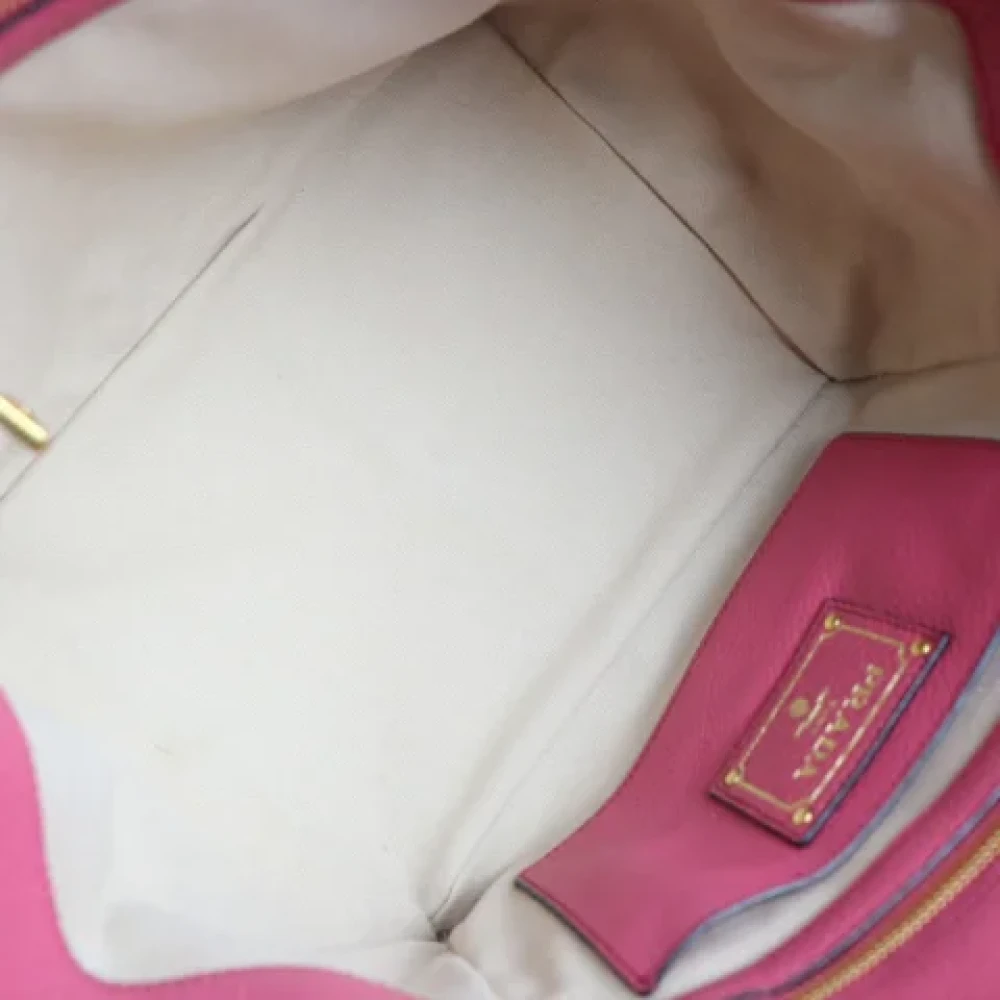 Prada Vintage Pre-owned Fabric prada-bags Pink Dames