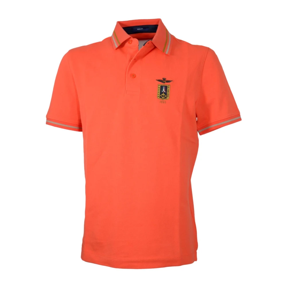 Aeronautica Militare Men's Orange Polo Shirts, 2XL, Polo Frecce Tricolori 261Po1914up00403