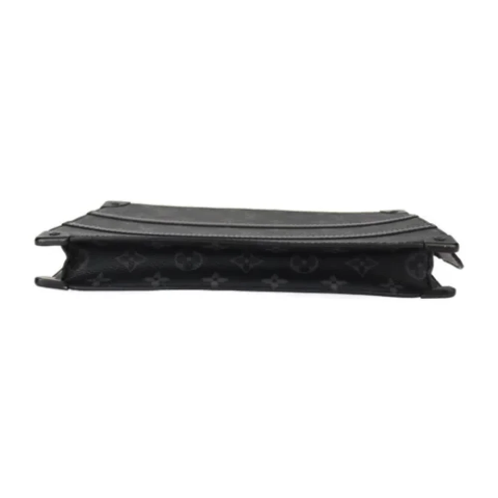 Louis Vuitton Vintage Pre-owned Canvas clutches Black Dames
