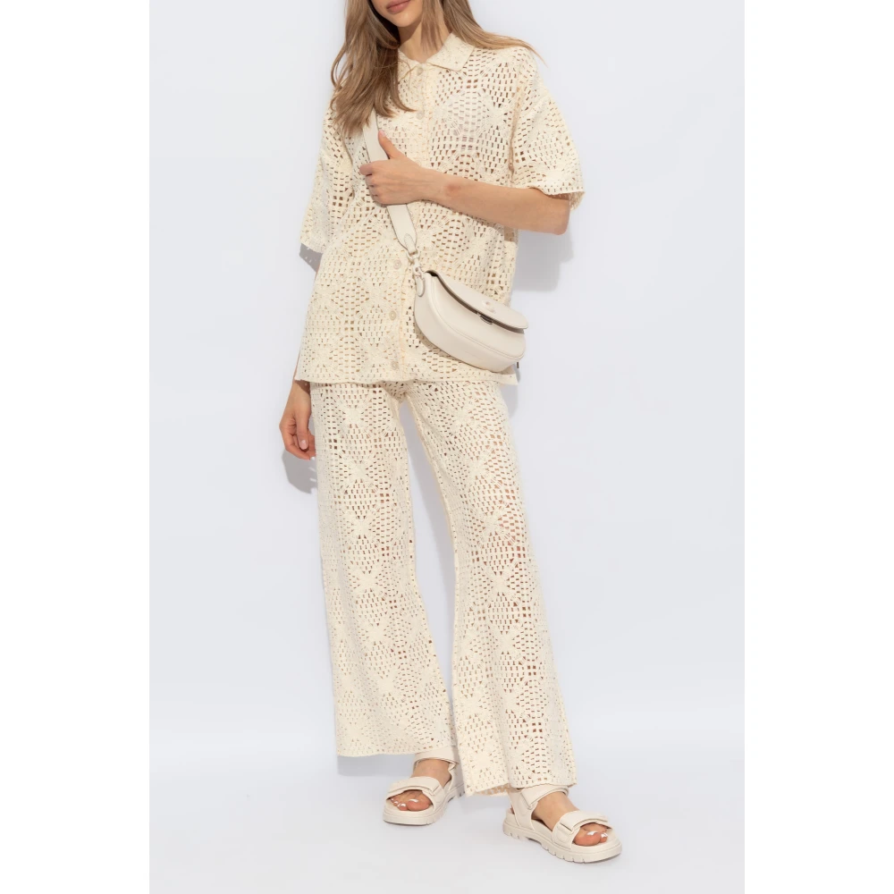 AllSaints Kanten broek Beige Dames