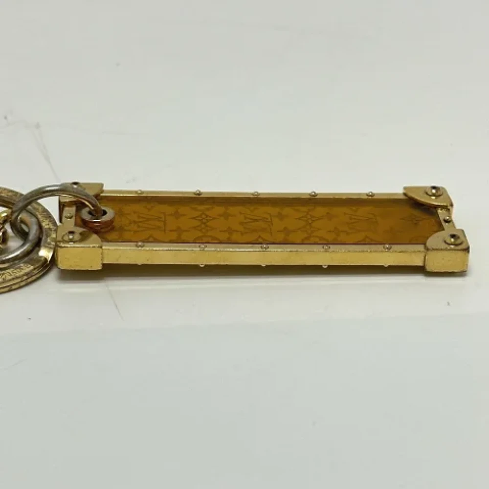 Louis Vuitton Vintage Pre-owned Fabric key-holders Yellow Dames