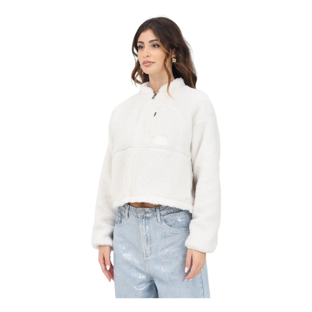 The North Face Witte Zip Sweater Extreme Pile White Dames