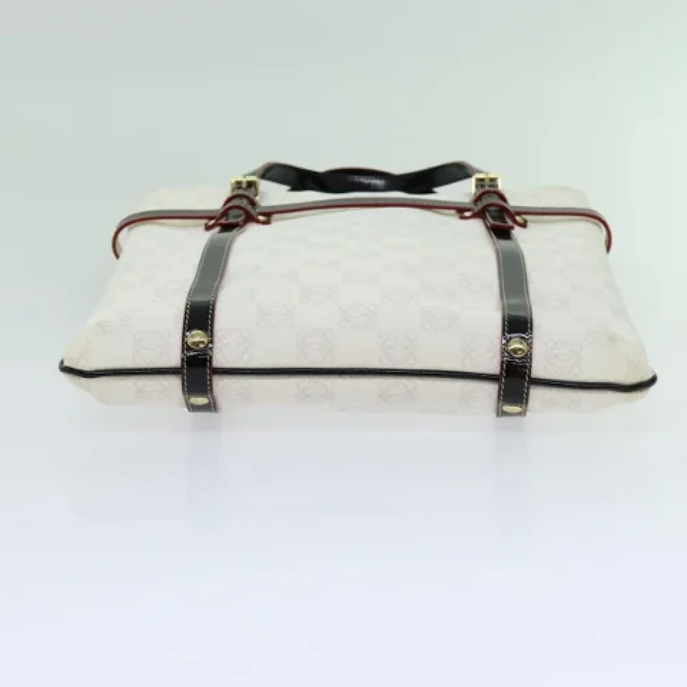 Loewe Pre-owned Leather totes White Dames