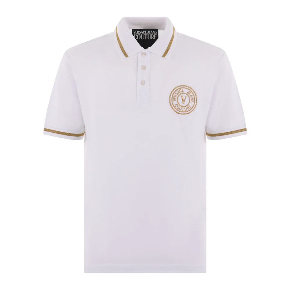 Versace Jeans Couture Stijlvolle T-shirts en Polos White Heren