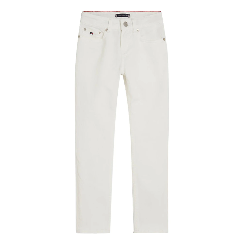 Tommy Hilfiger Boys White Jeans, 14 Y, Denim Jeans