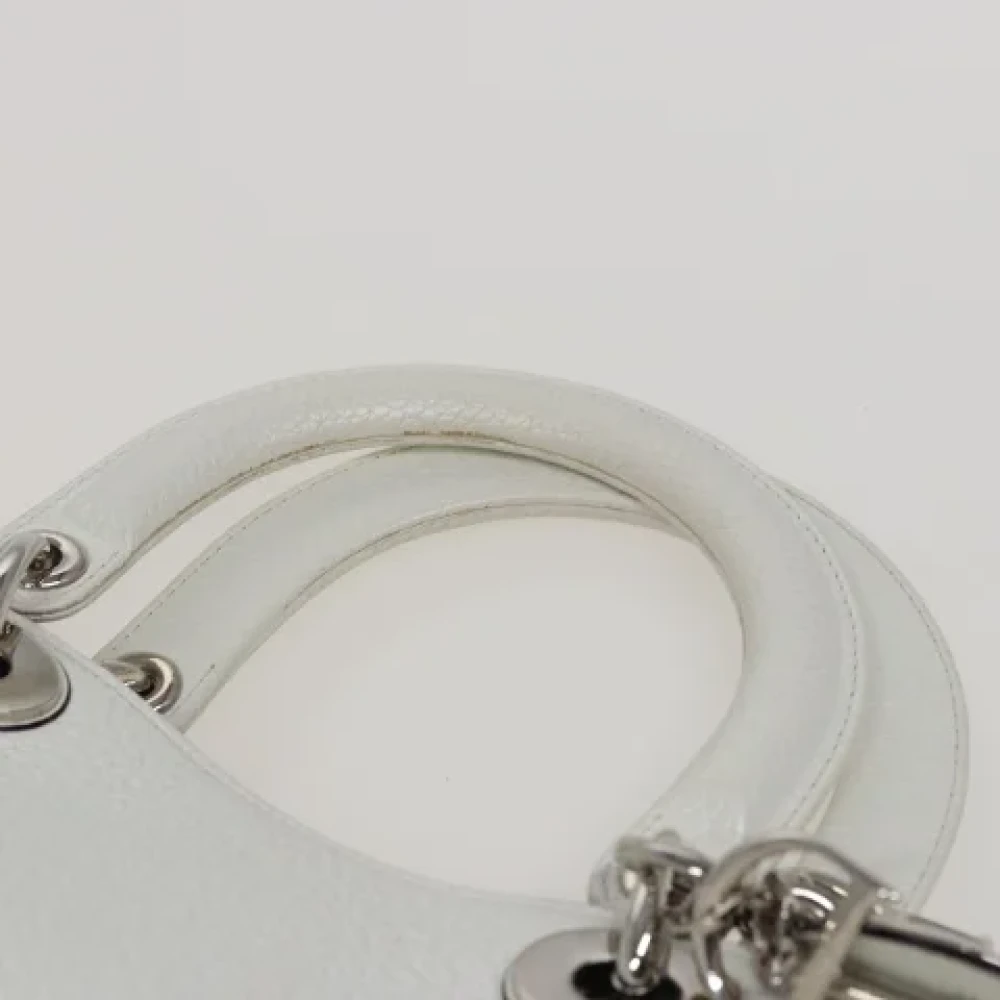 Dior Vintage Pre-owned Leather dior-bags White Dames