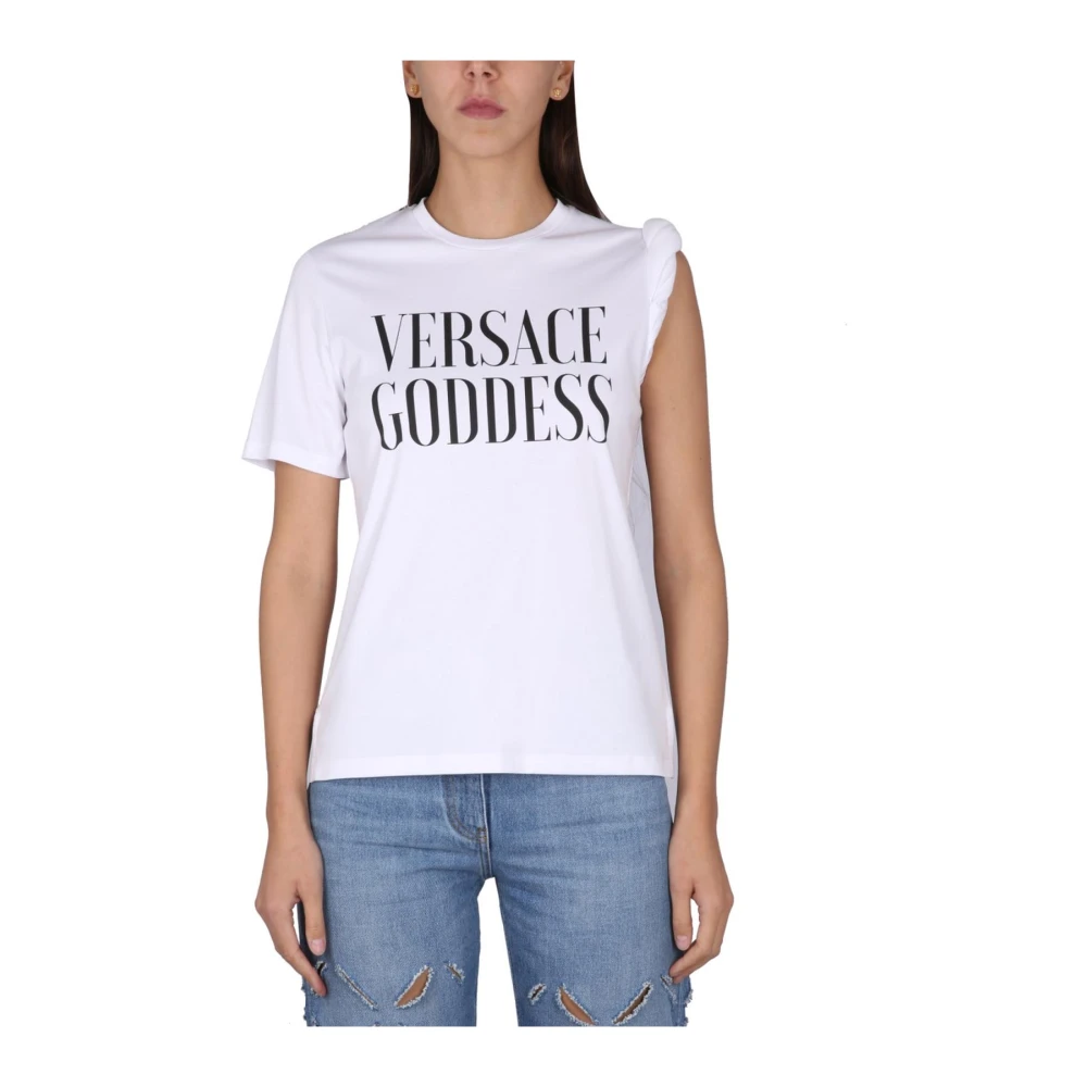 Versace Donna Bianco Top, M, New,