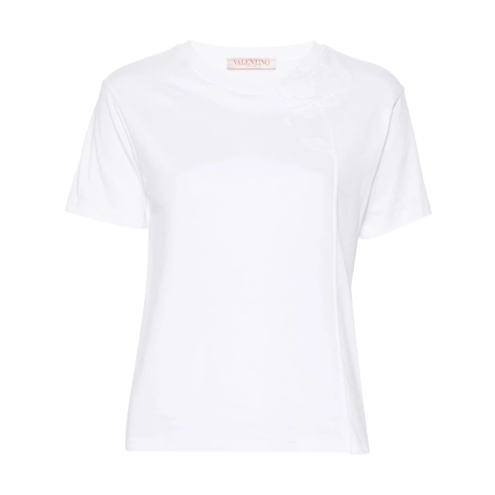 Valentino Garavani Witte T-shirts en Polos White Dames