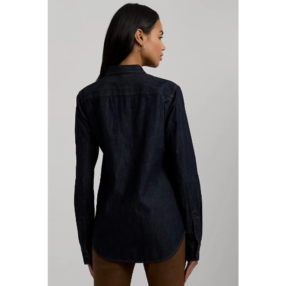 Ralph Lauren Denim Overhemd Blue Dames