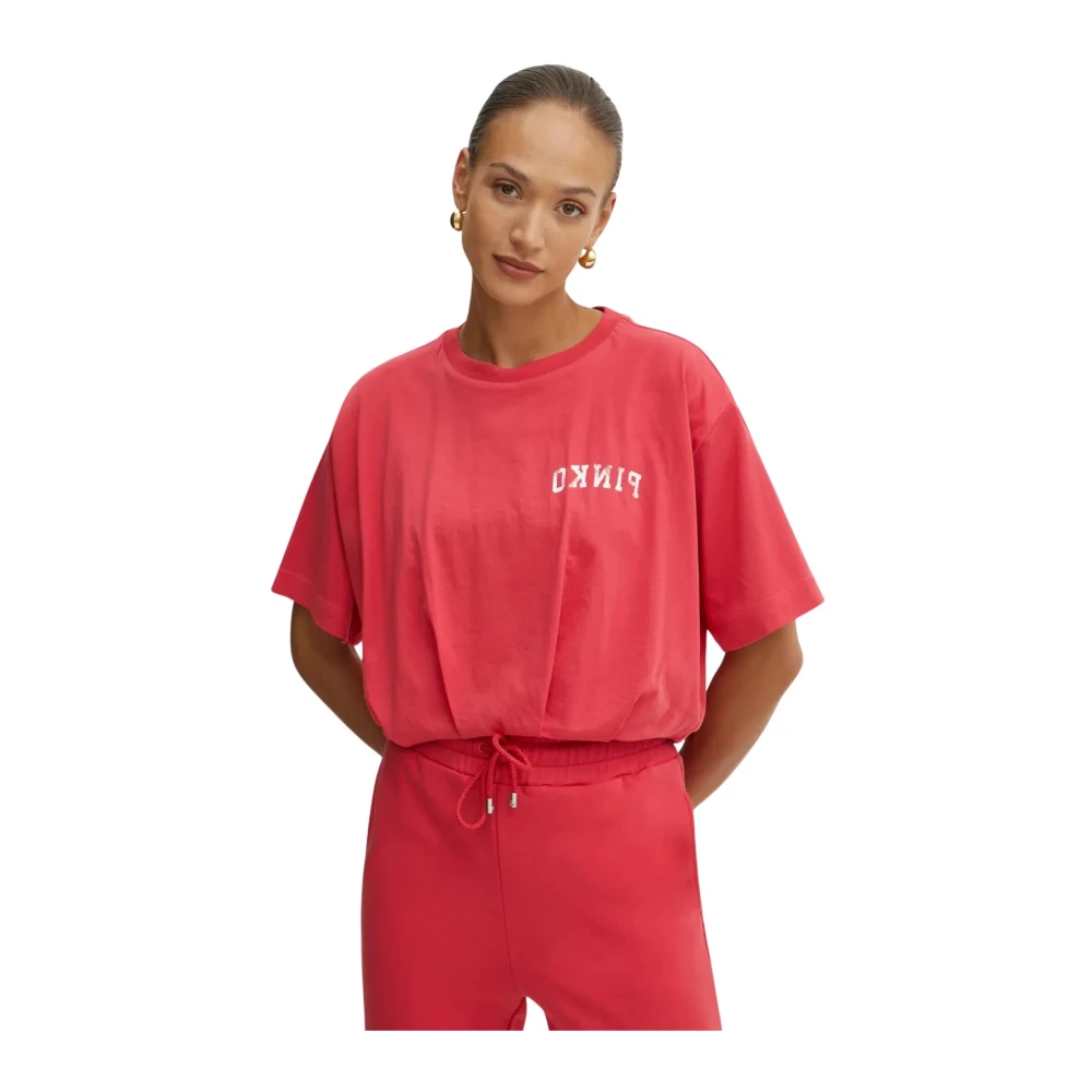 Pinko - Tops > T-Shirts - Red - Pinko - Modalova
