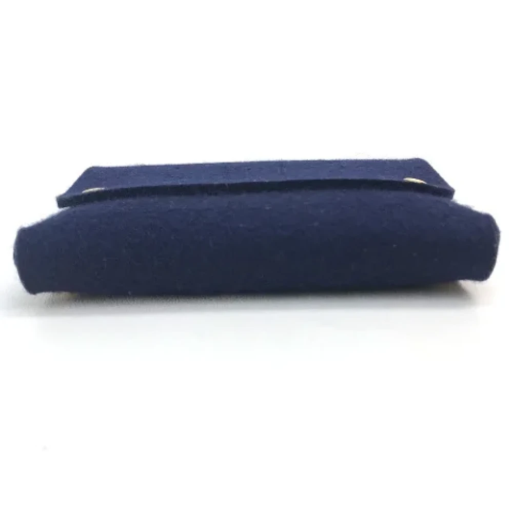 Hermès Vintage Pre-owned Leather home-office Blue Dames