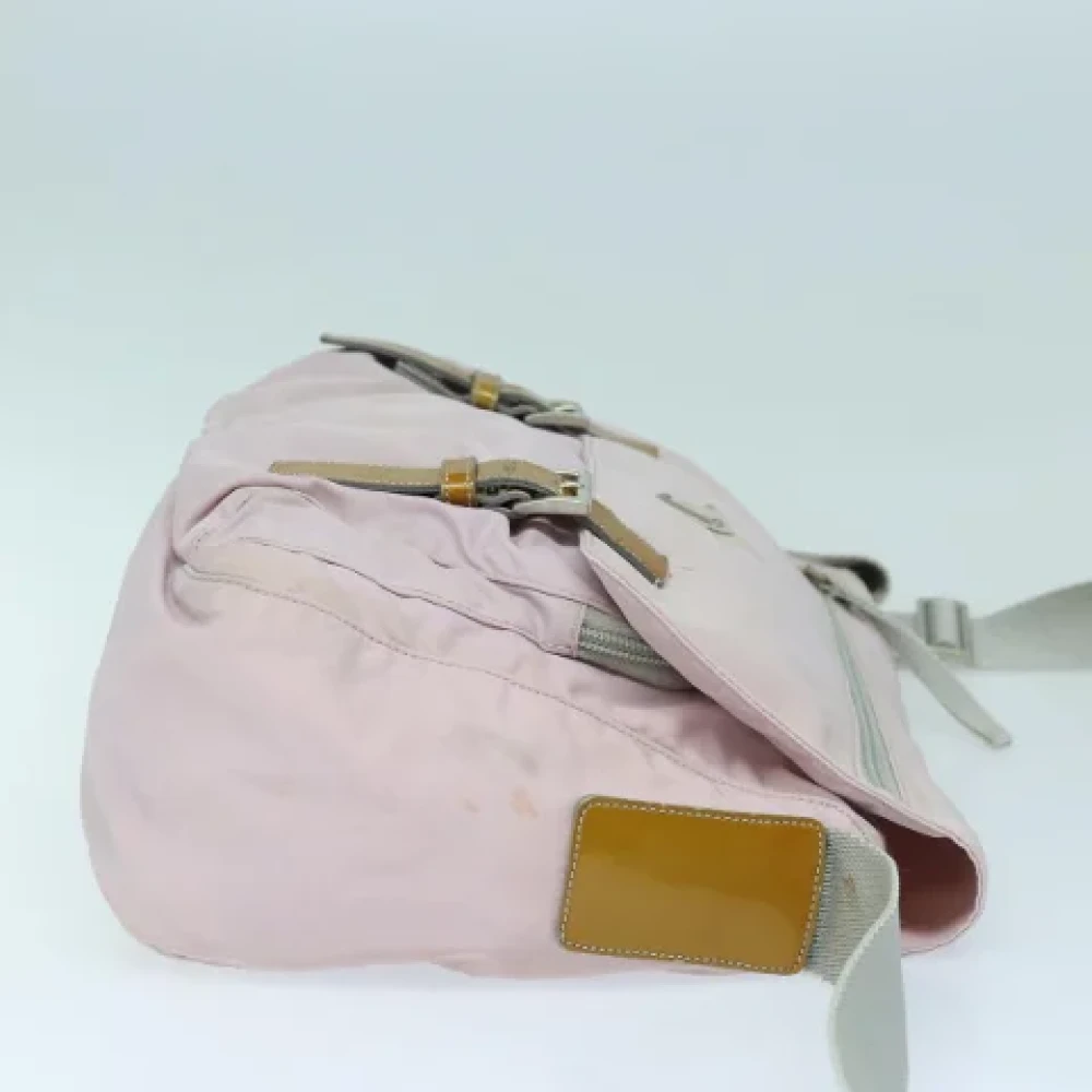 Prada Vintage Pre-owned Fabric shoulder-bags Pink Dames