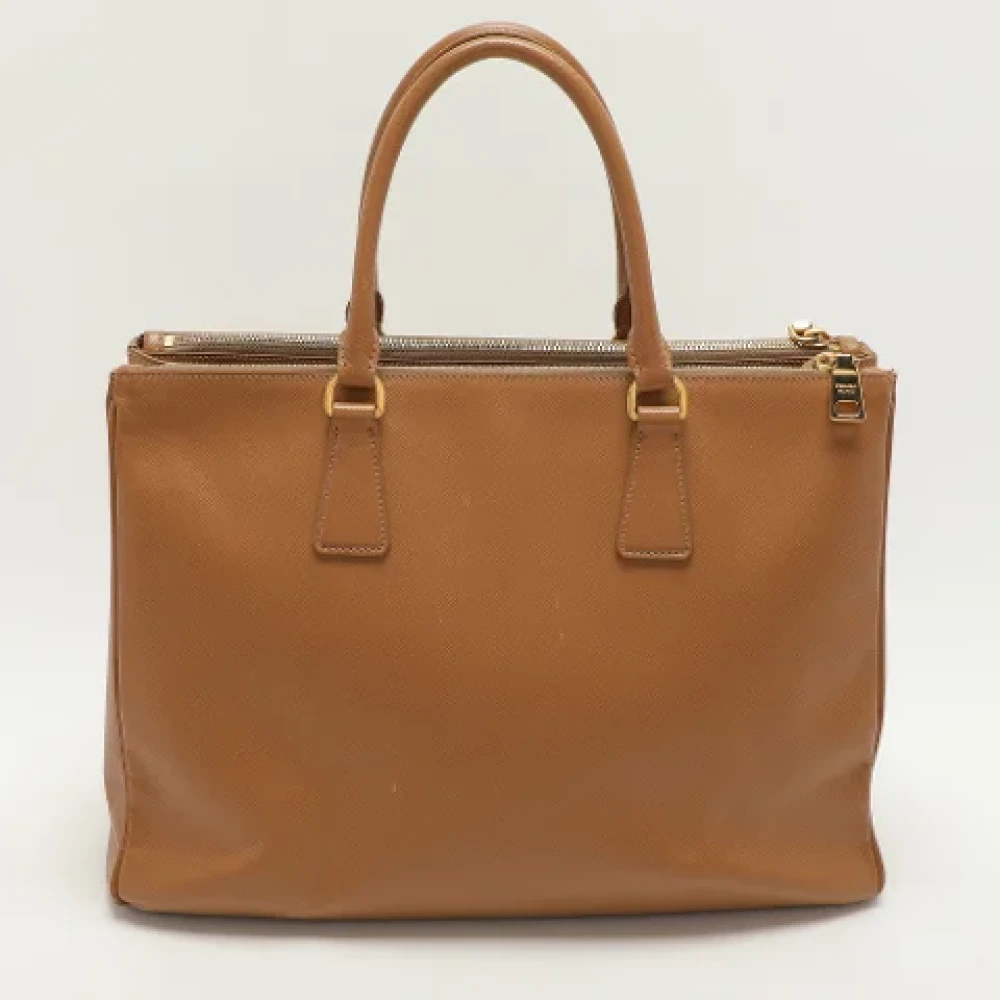 Prada Vintage Pre-owned Fabric prada-bags Brown Dames