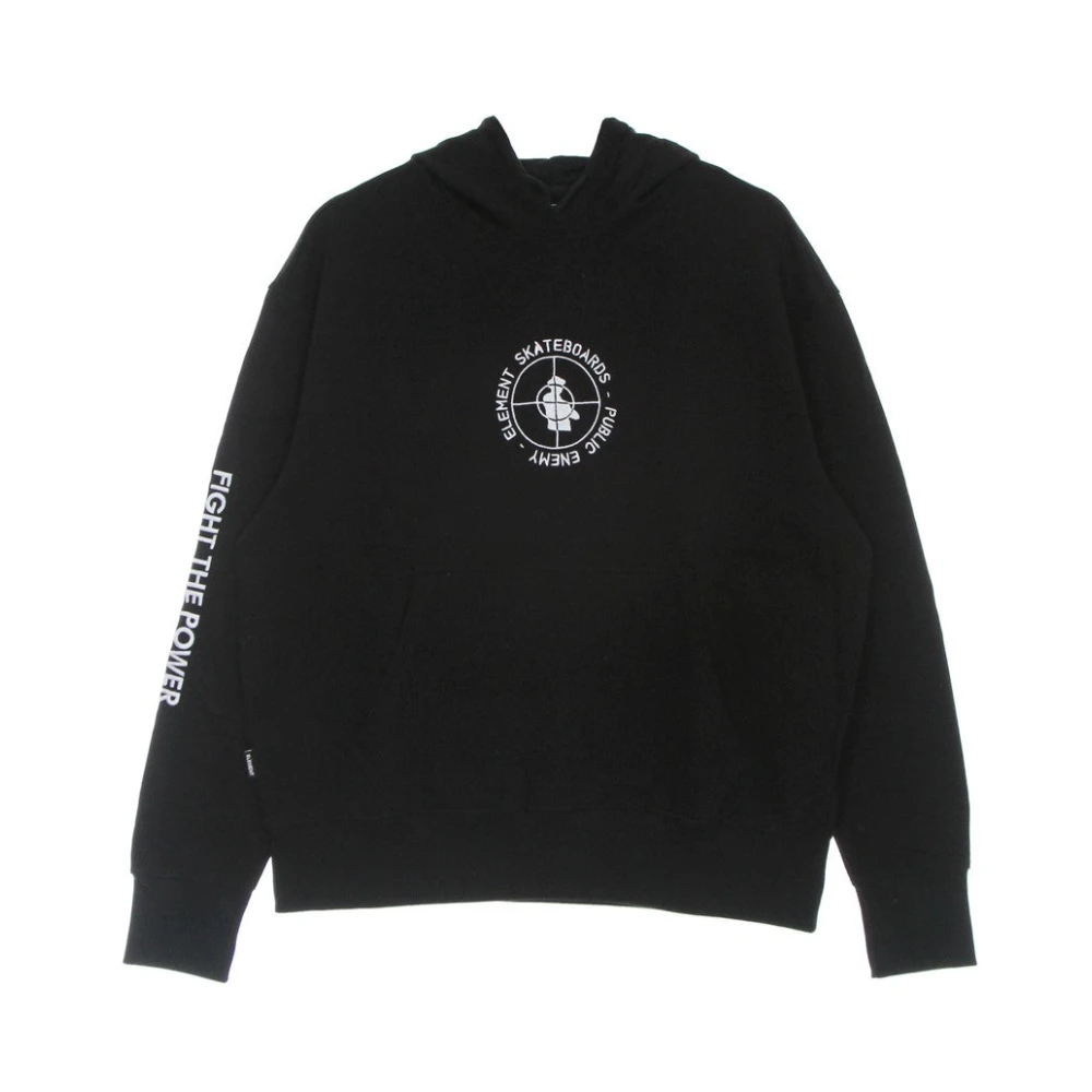 Element Zwarte lichtgewicht hoodie Black Heren