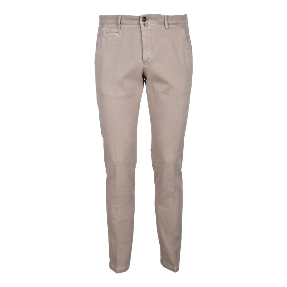 Briglia Casual Katoen Elastaan Broek Beige Heren