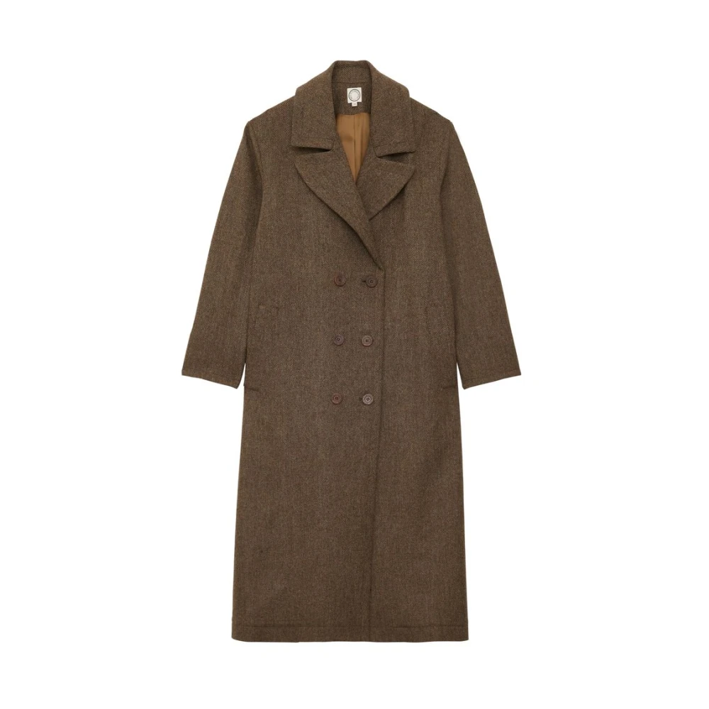 Ines De La Fressange Paris Denise Coat Brown Dames